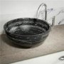 Lucia Grey-Black Marble Basin