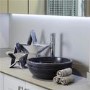 Lucia Grey-Black Marble Basin