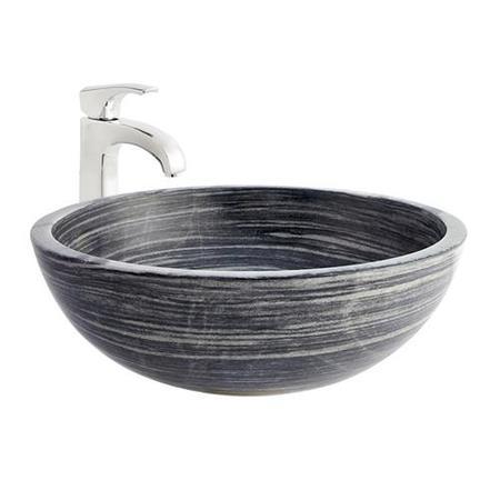 Lucia Grey-Black Marble Basin