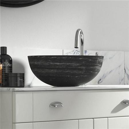 Lucia Grey-Black Marble Basin