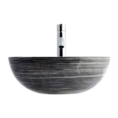 Lucia Grey-Black Marble Basin