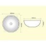 Lucia Grey-Black Marble Basin