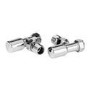 Angled Chrome Radiator Valves