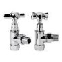 Traditional Crosshead Angled Chrome Radiator Valves