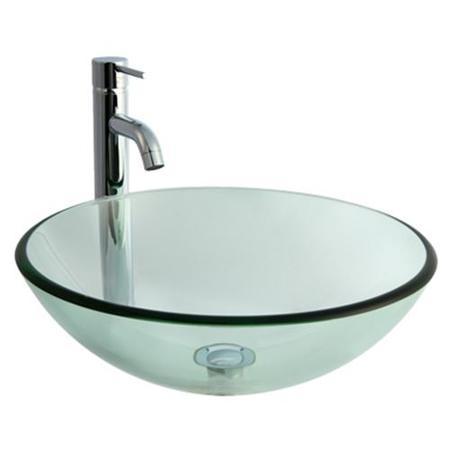 Arabella Clear Glass Basin