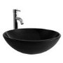 Arabella Black Painted Glass Basin