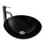 Arabella Black Painted Glass Basin