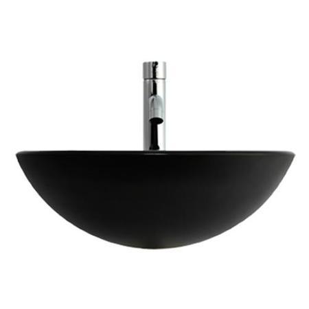 Arabella Black Painted Glass Basin