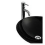 Arabella Black Painted Glass Basin