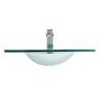 Siena Clear Glass Counter Top Basin