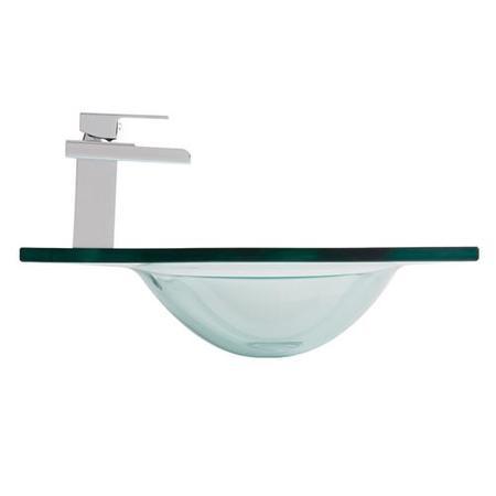 Siena Clear Glass Counter Top Basin