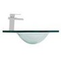 Siena Clear Glass Counter Top Basin