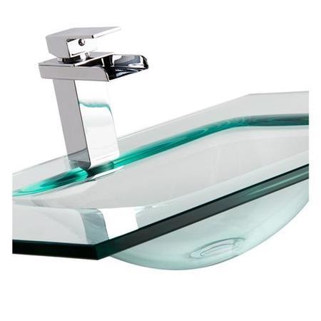 Siena Clear Glass Counter Top Basin