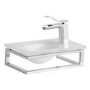 Julietta White Glass Counter Top Basin