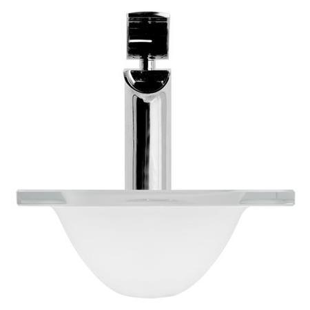 Julietta White Glass Counter Top Basin