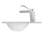 Julietta White Glass Counter Top Basin