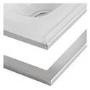 Julietta White Glass Counter Top Basin