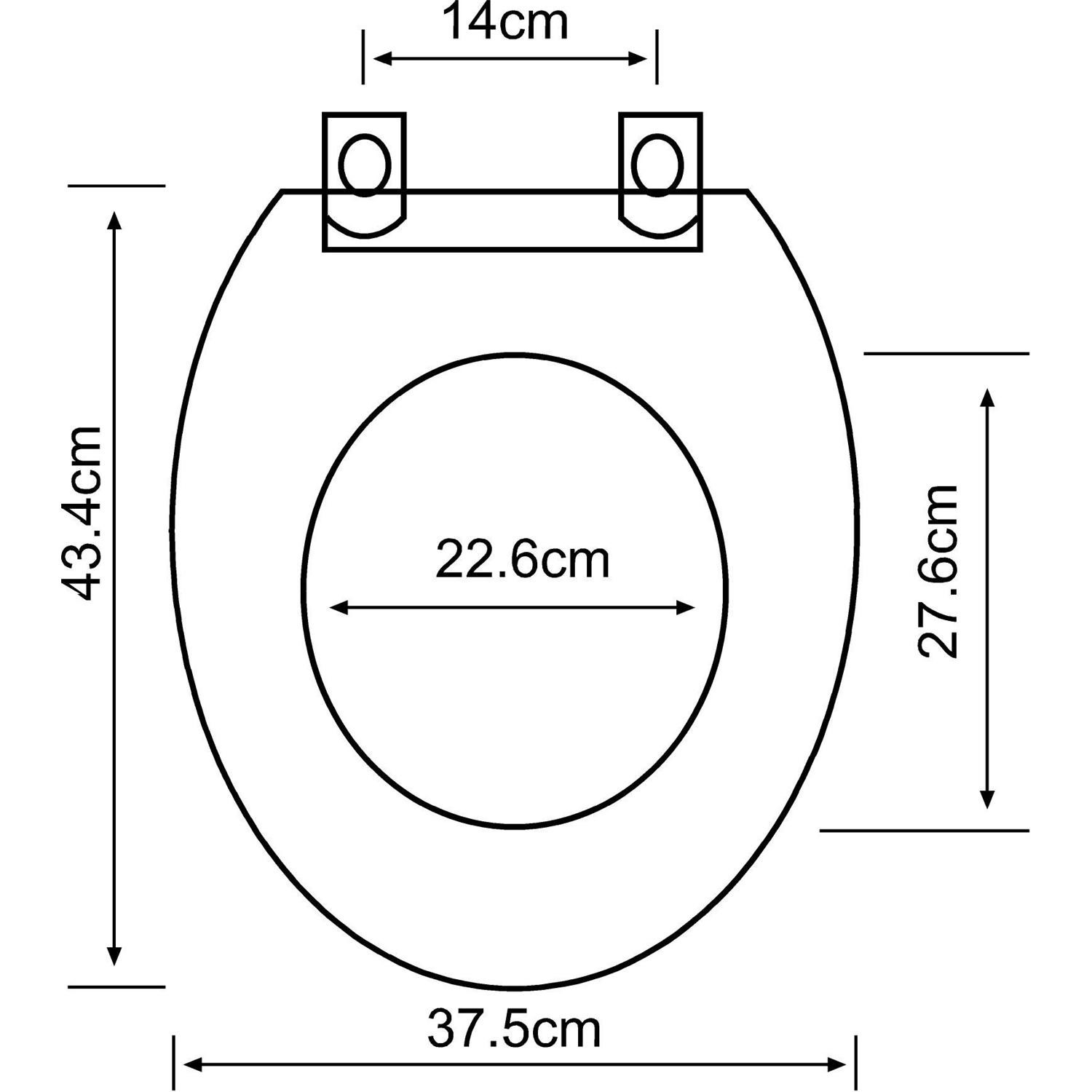White Wood Effect Toilet Seat Better Bathrooms