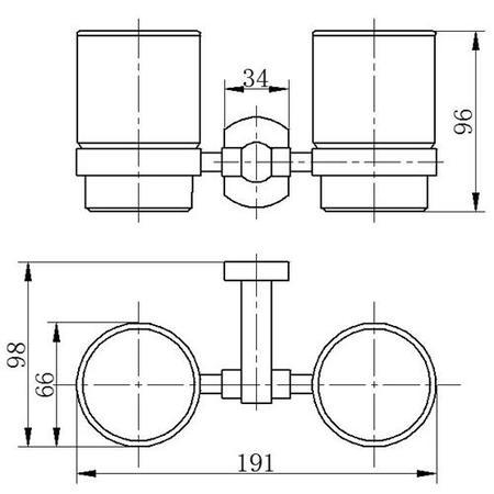 Marlin Double Tumbler & Holder