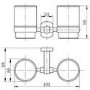 Marlin Double Tumbler & Holder
