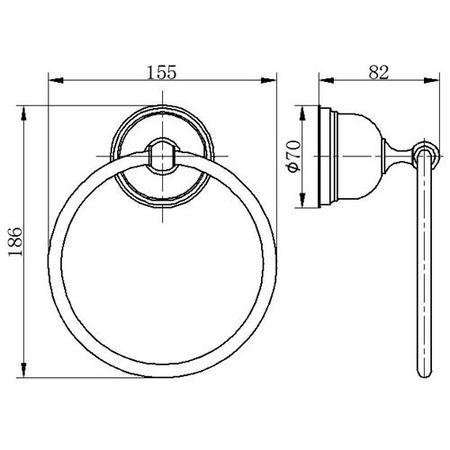 Middleton Towel Ring
