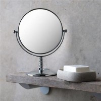 Round 150mm 3 x Magnifying Pedestal Mirror 