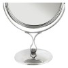 Round 150mm 5 x Magnifying Pedestal Mirror