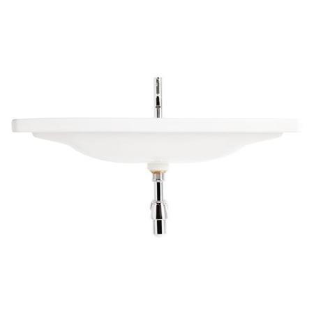 Aviso 850mm White Ceramic Wall Hung Basin