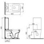 Vico Close Coupled Toilet Cistern with Flushing Mechanism