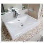 Vico 600mm White Ceramic Wall Hung or Counter Top Basin