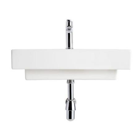 Vico 600mm White Ceramic Wall Hung or Counter Top Basin