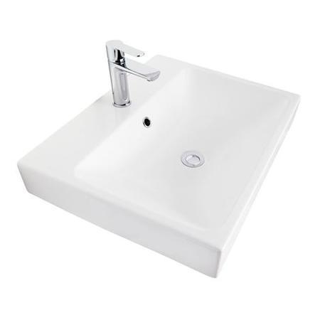 Vico 600mm White Ceramic Wall Hung or Counter Top Basin