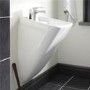Vico White 1 Tap Hole Ceramic Wall Hung Basin 