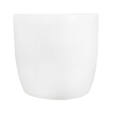 Garda White Ceramic Half Counter Top Deep Basin