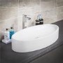 Mila White Ceramic Counter Top Vessel Basin