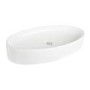 Mila White Ceramic Counter Top Vessel Basin
