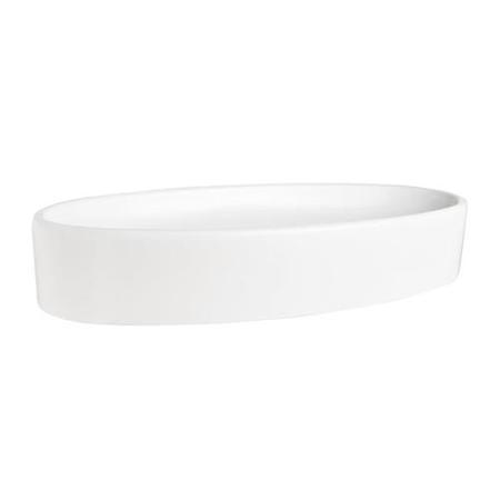 Mila White Ceramic Counter Top Vessel Basin