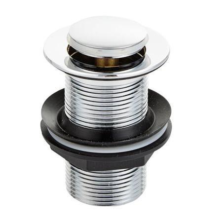 32mm Unslotted Small Cover Click-Clack Basin Waste