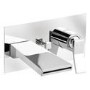 Tazia Wall Mounted Bath Filler with Spout and Diverter