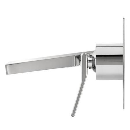 Tazia Wall Mounted Bath Filler with Spout and Diverter
