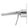 Tazia Wall Mounted Bath Filler with Spout and Diverter