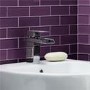 Subway Royal Purple Gloss Square Edge Wall Tile