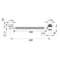 Integrated Bath Filler and  Click-Clack Waste Round