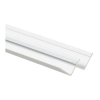 2440mm Laminate Shower Wall Int Cnr Profile Aluminium