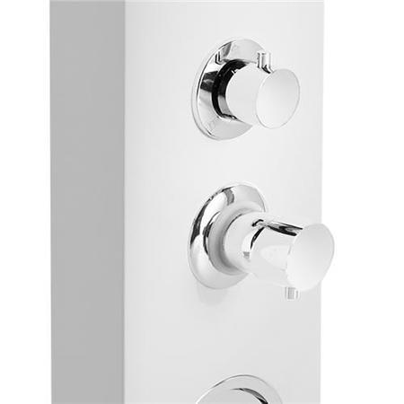 Silver Shower Tower Panel