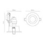 IP65 Black Down Light