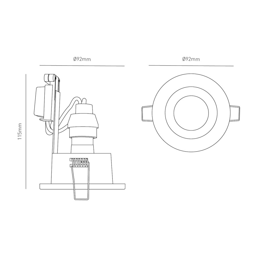 IP65 Gold Down Light