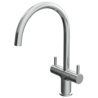 Reginox Double Lever Kitchen Mixer Tap - Chrome