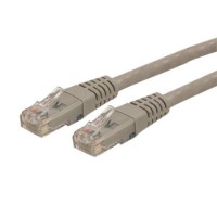 StarTech.com 15m Cat 6 Gray Molded RJ45 UTP Gigabit Cat6 Patch Cable - 15 m Patch Cord