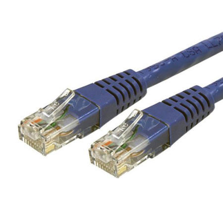 StarTech.com 20 ft Cat 6 Blue Molded RJ45 UTP Gigabit Cat6 Patch Cable - 20ft Patch Cord